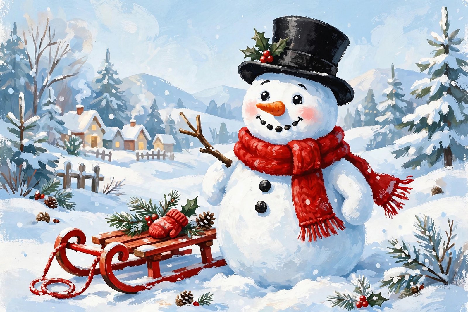 Champagne Christmas ornaments on pine, HD wallpaper