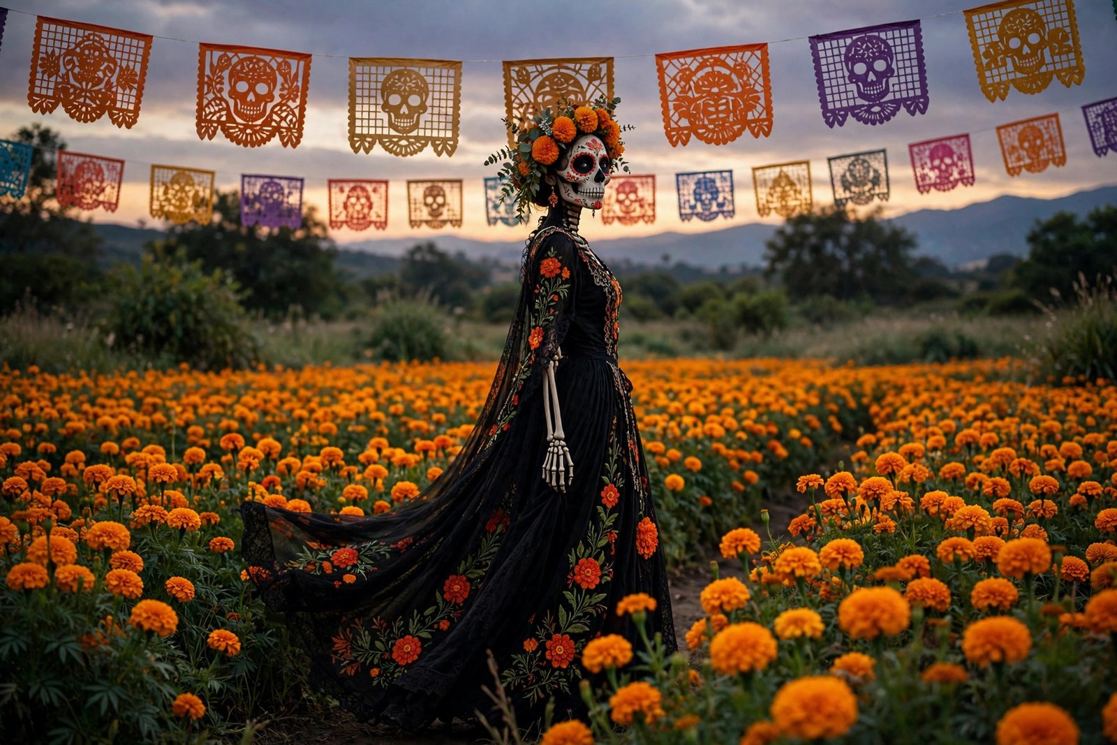 Day of the Dead Sugar Skull Wallpaper 3