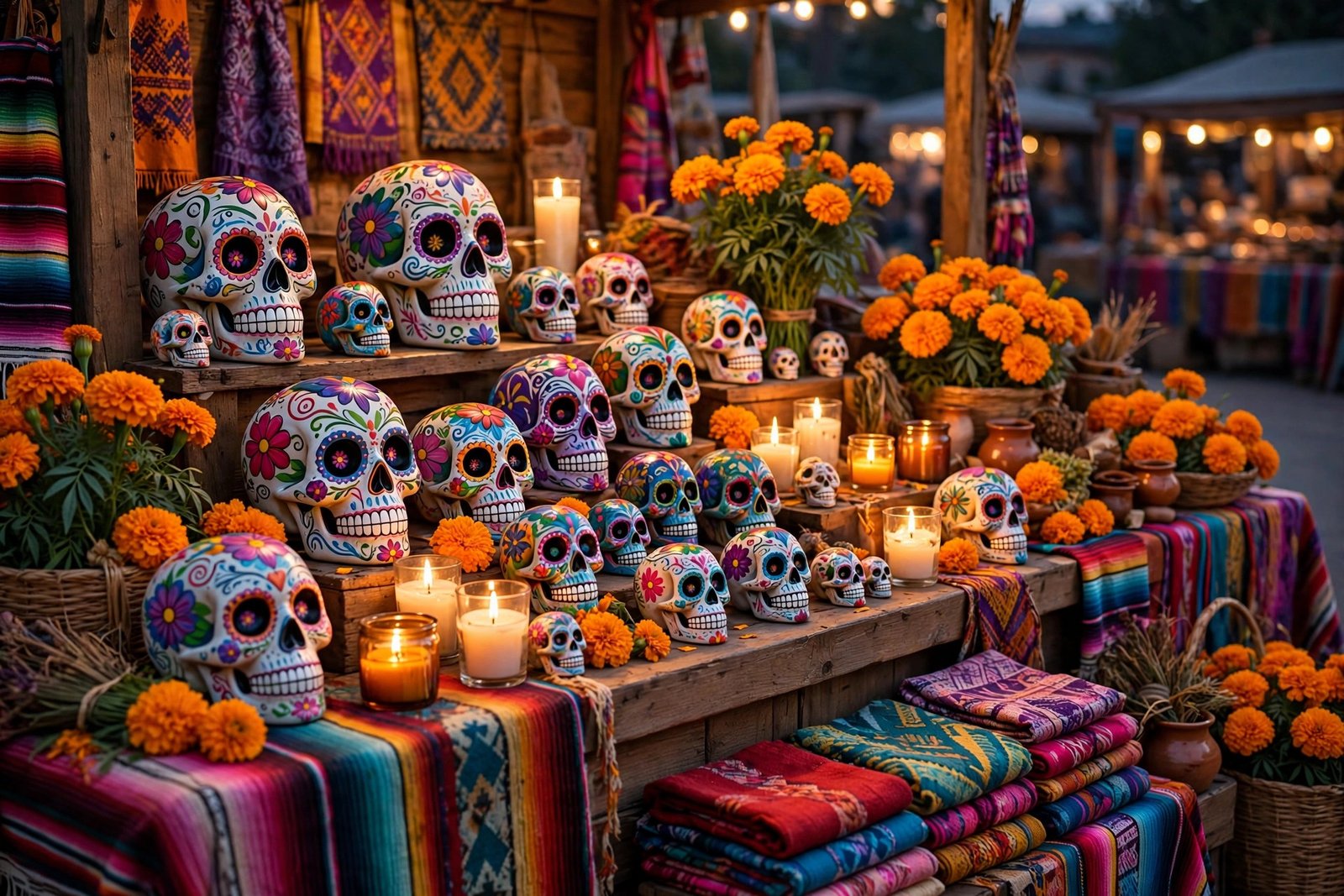 Day of the Dead Sugar Skull Wallpaper 8