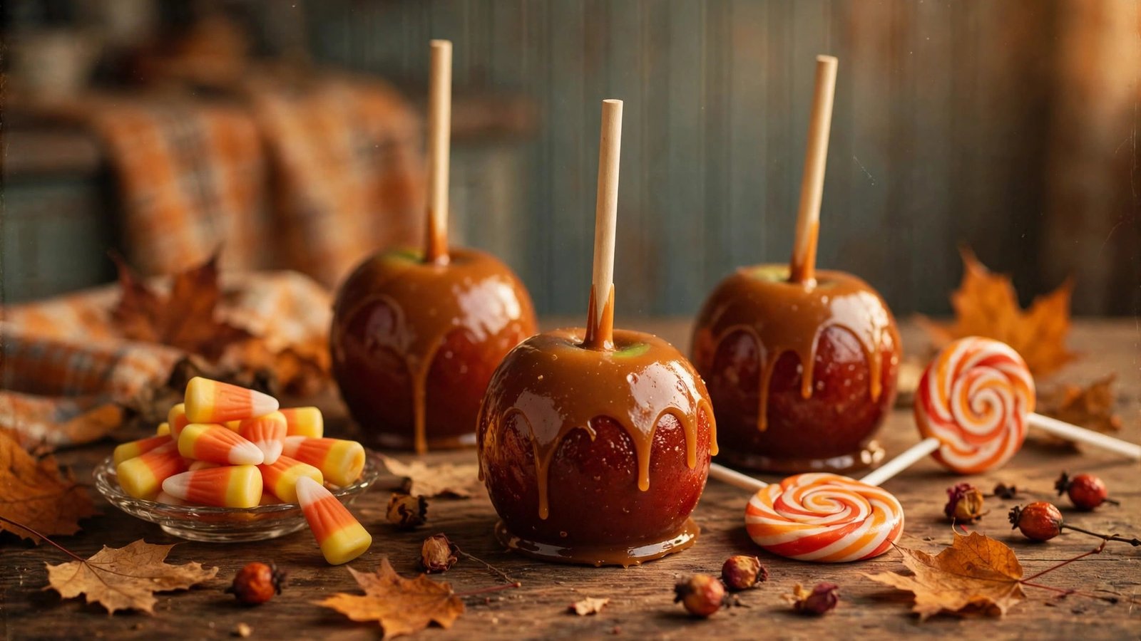Vintage Halloween Wallpaper 5 – Retro Candy Still Life